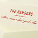 Letterpress Correspondence Cards with Decorative Rule Image 1 of 2